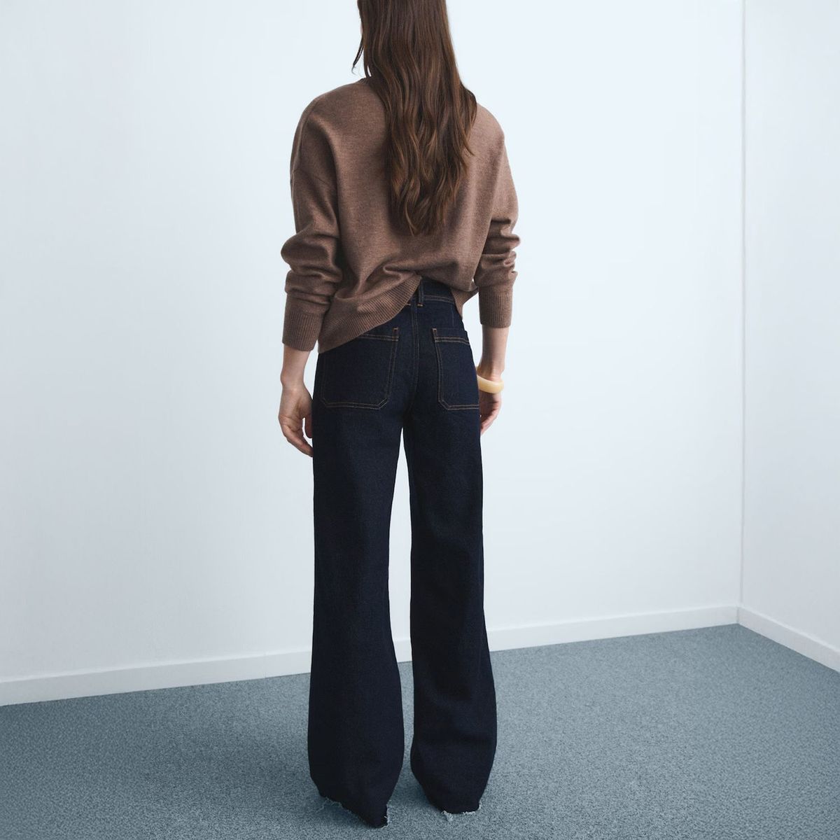 MANGO - Jeans Catherin Culotte Tiro Alto Mujer Mango
