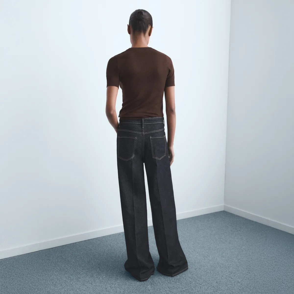 MANGO - Jeans Wide Leg Tiro Alto Mujer Mango