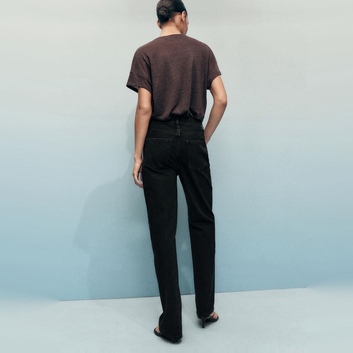 MANGO - Jeans Matilda Rectos Tiro Medio Mujer Mango