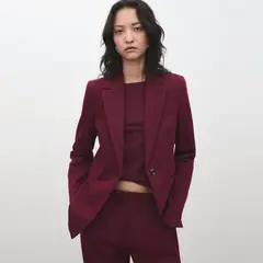 MANGO - Blazer Traje Entallada Mujer