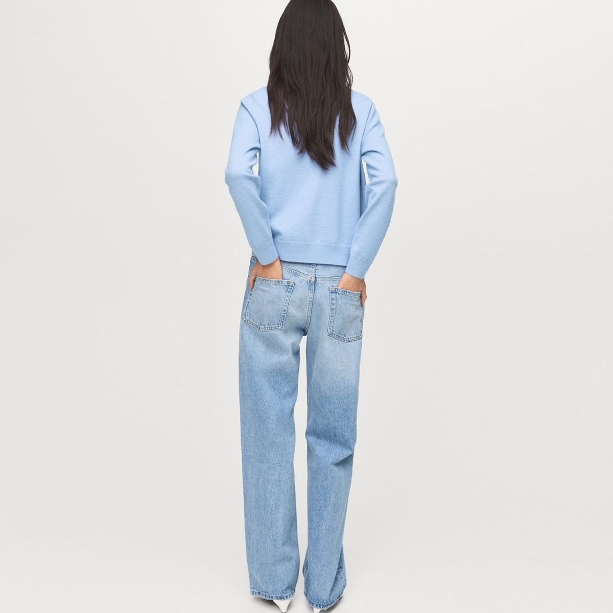 MANGO - Chaleco Punto Rombos Mujer Mango