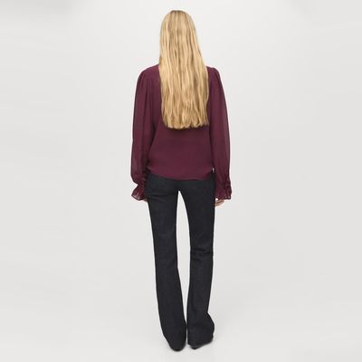 Imagen 2 del producto Blusa Volantes Fular Mujer