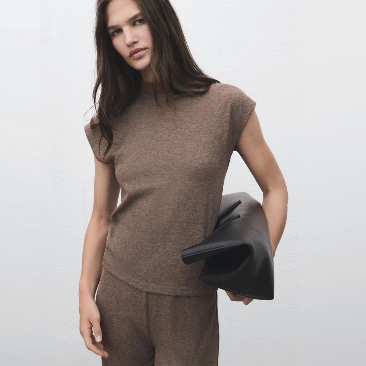 MANGO - Polera Cuello Perkins Mujer Mango