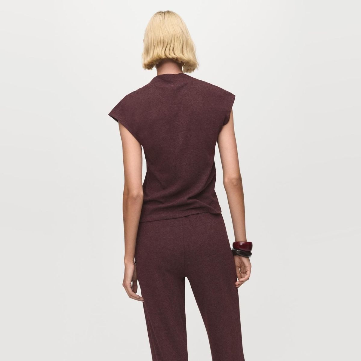 MANGO - Polera Cuello Perkins Mujer Mango