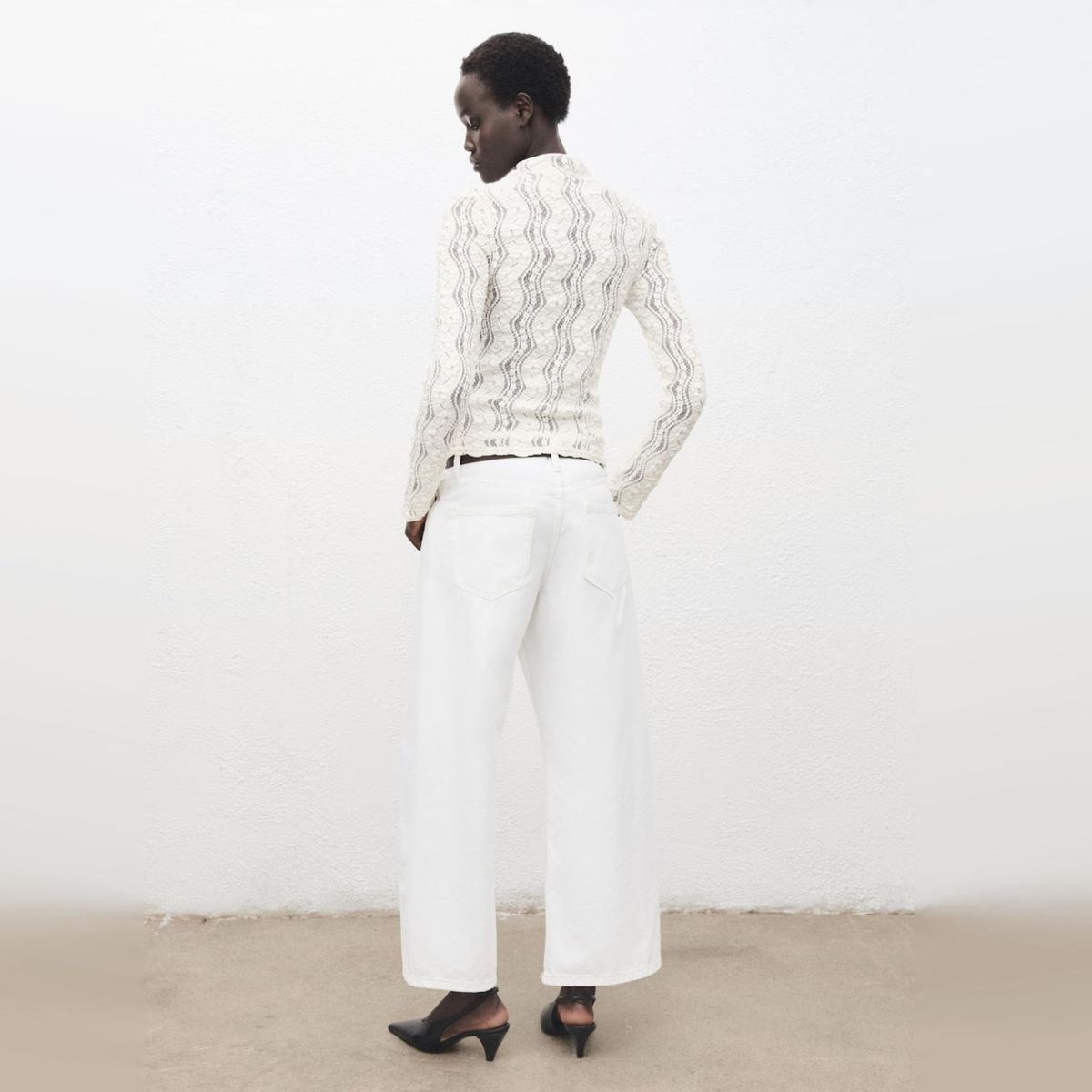 MANGO - Sweater Calado Mujer Mango