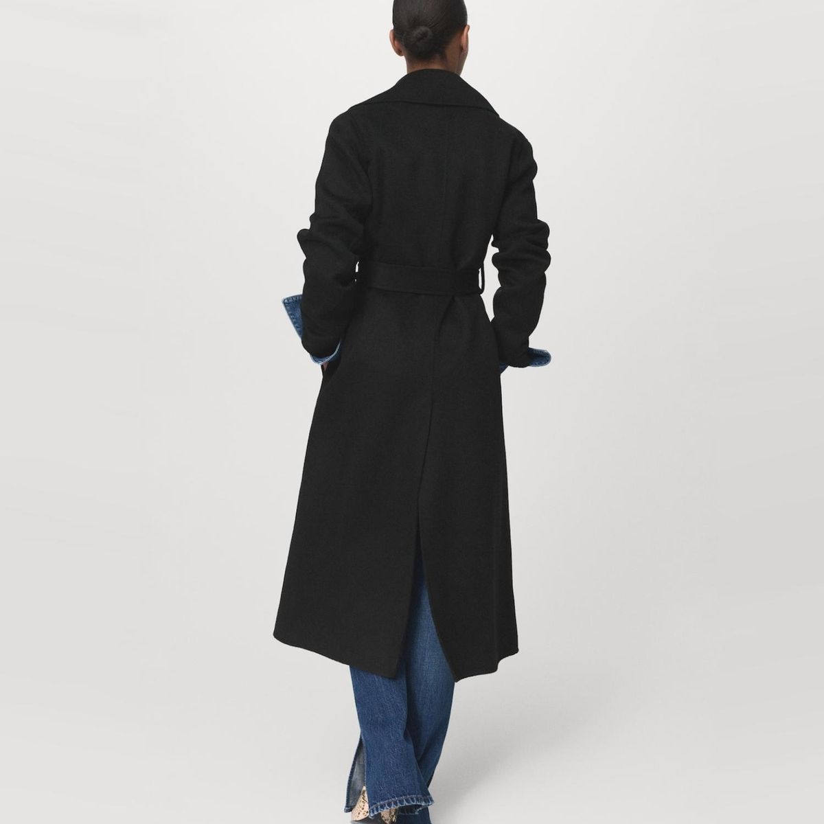 MANGO - Abrigo Lana Mujer Mango