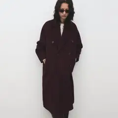 MANGO - Abrigo Lana Handmade Oversize Mujer