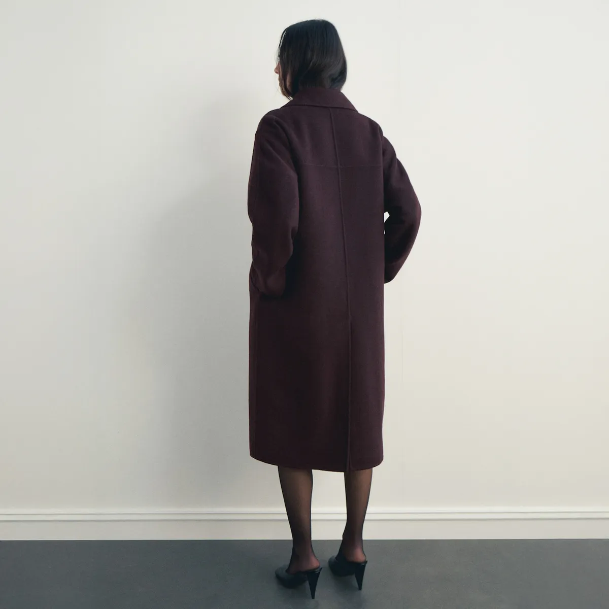 MANGO - Abrigo Lana Mujer Mango