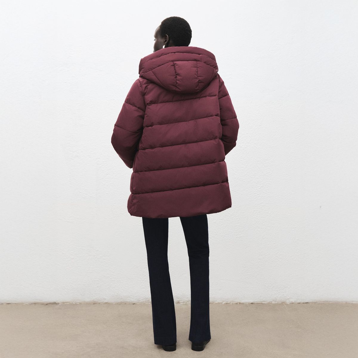 MANGO - Parka Acolchado Capucha Mujer Mango