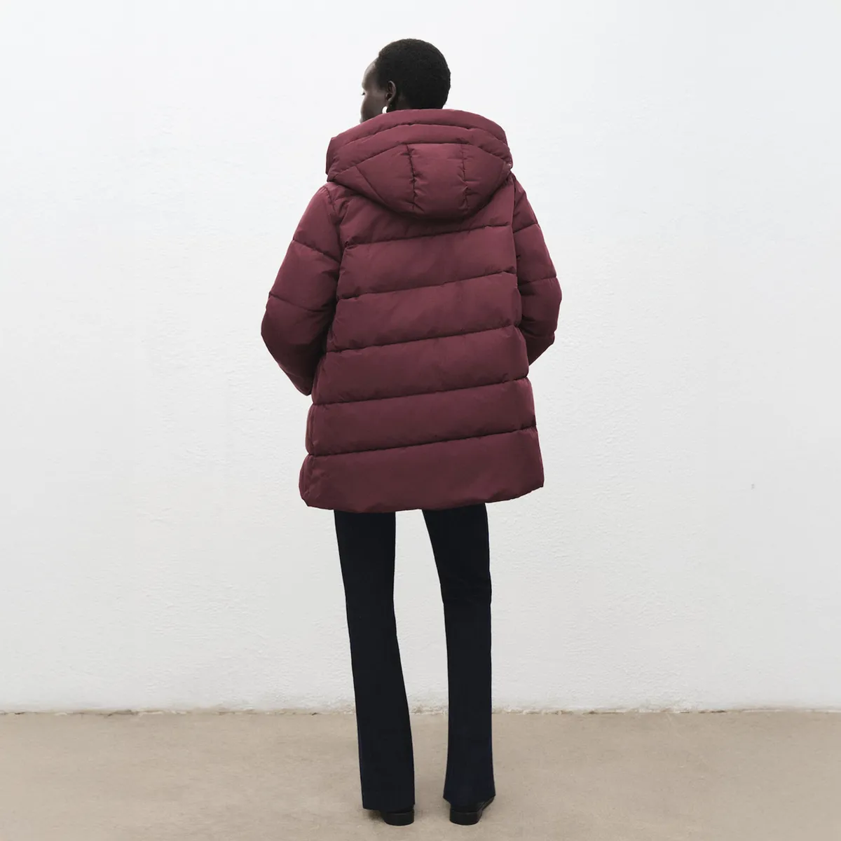 MANGO - Parka Acolchado Capucha Mujer Mango