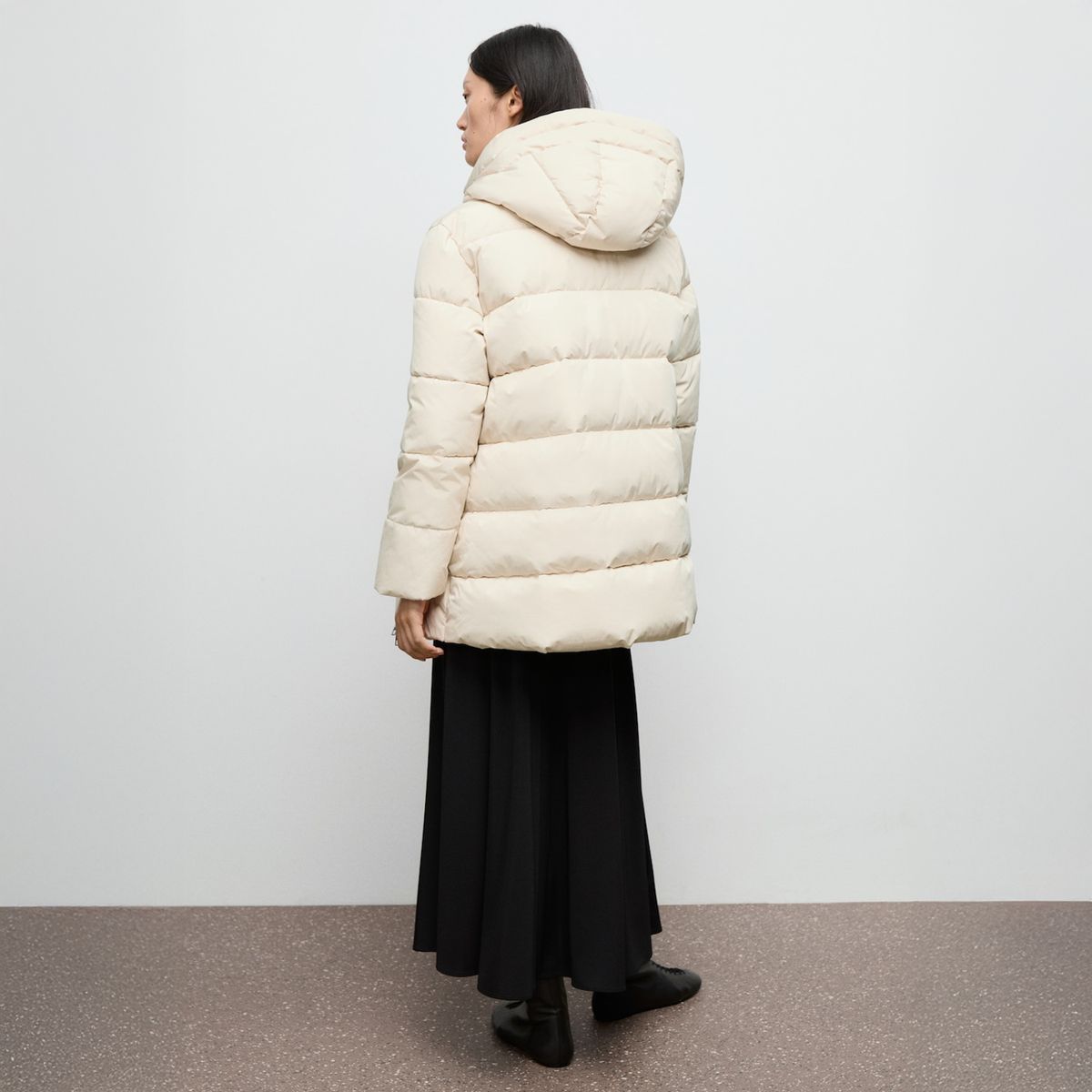 MANGO - Parka Acolchado Capucha Mujer Mango