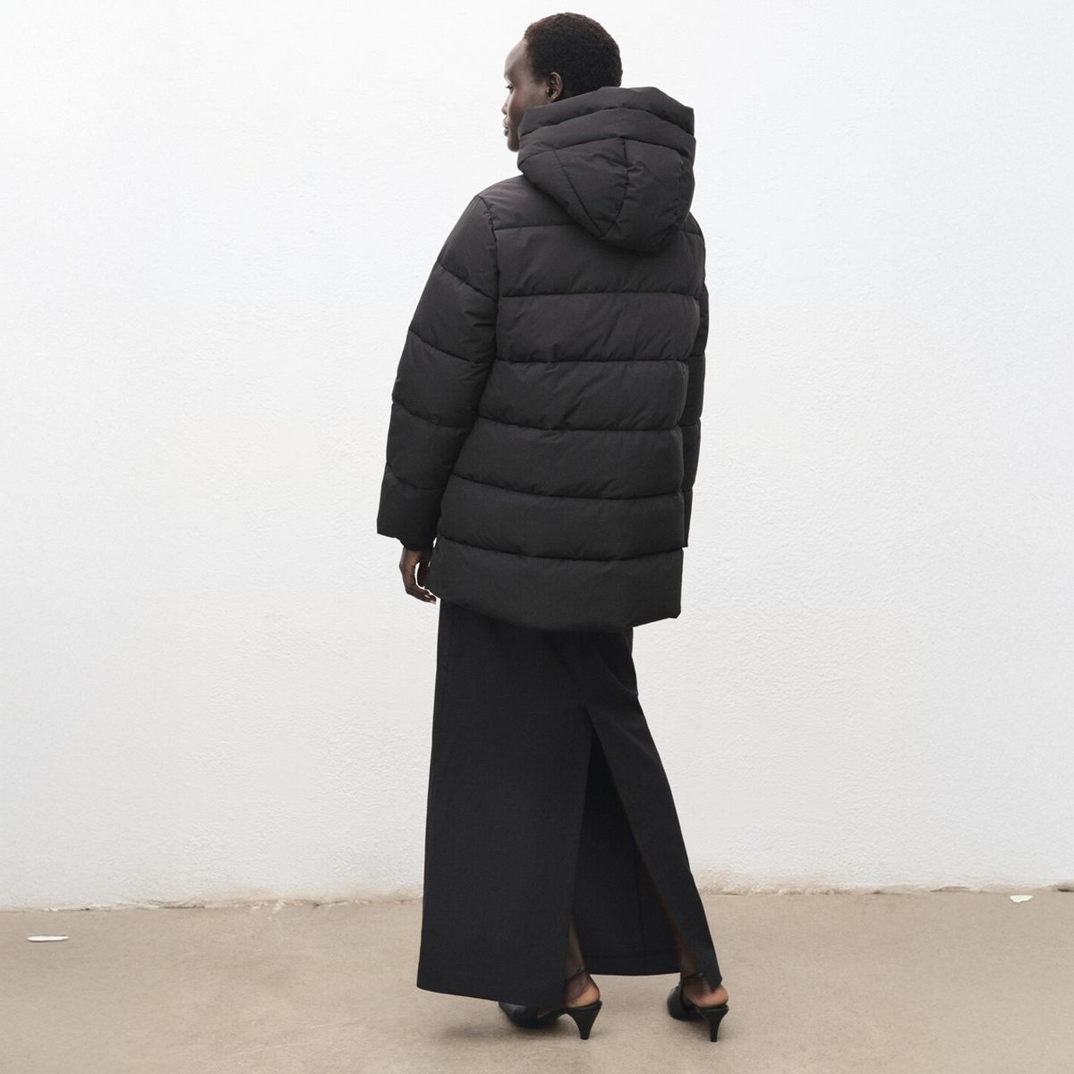 MANGO - Parka Acolchado Capucha Mujer Mango