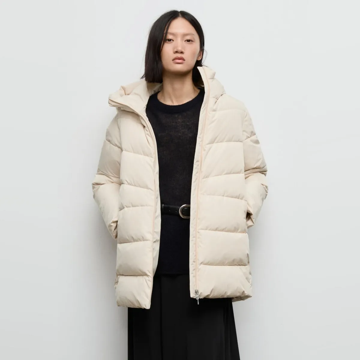 MANGO - Parka Acolchado Capucha Mujer Mango