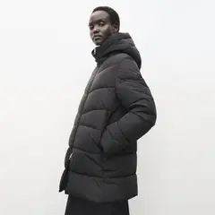 MANGO - Parka Acolchado Capucha Mujer