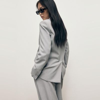 Imagen 2 del producto Blazer Traje Raya Diplomática Mujer