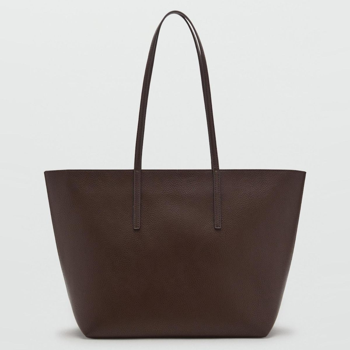 MANGO - Bolso Shopper Doble Asa Mujer Mango