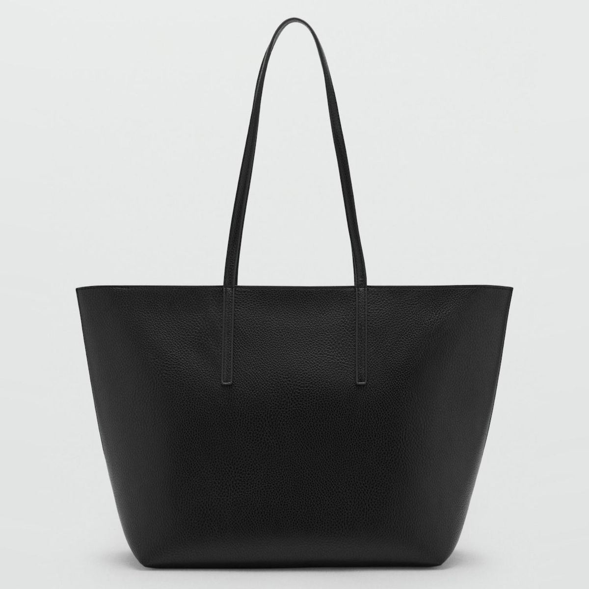 MANGO - Bolso Shopper Doble Asa Mujer Mango