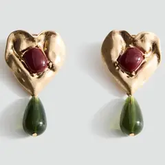 MANGO - Aros Resina Combinados Mujer