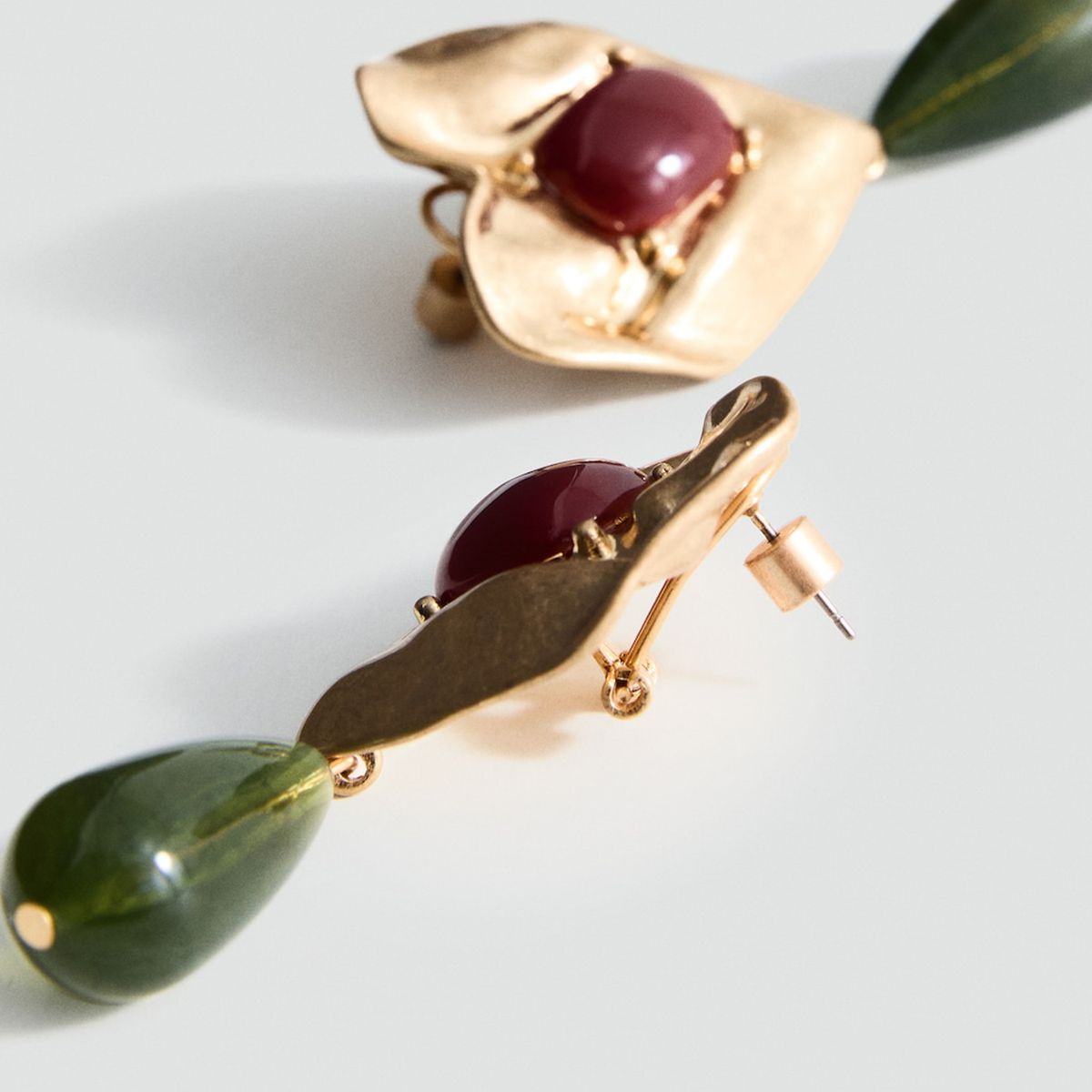 MANGO - Aros Resina Combinados Mujer Mango