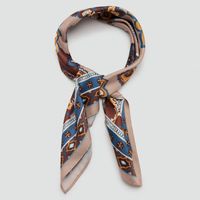 Pañuelo Satinado Paisley Mujer