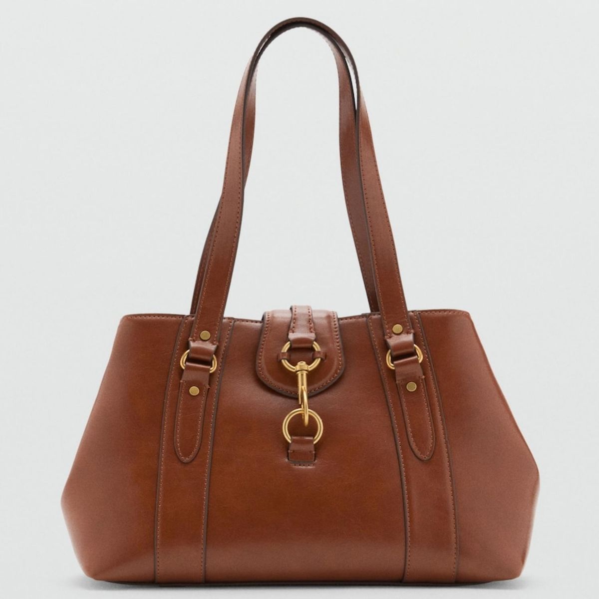 MANGO - Bolso Grande Hombro Mosquetón Mujer Mango