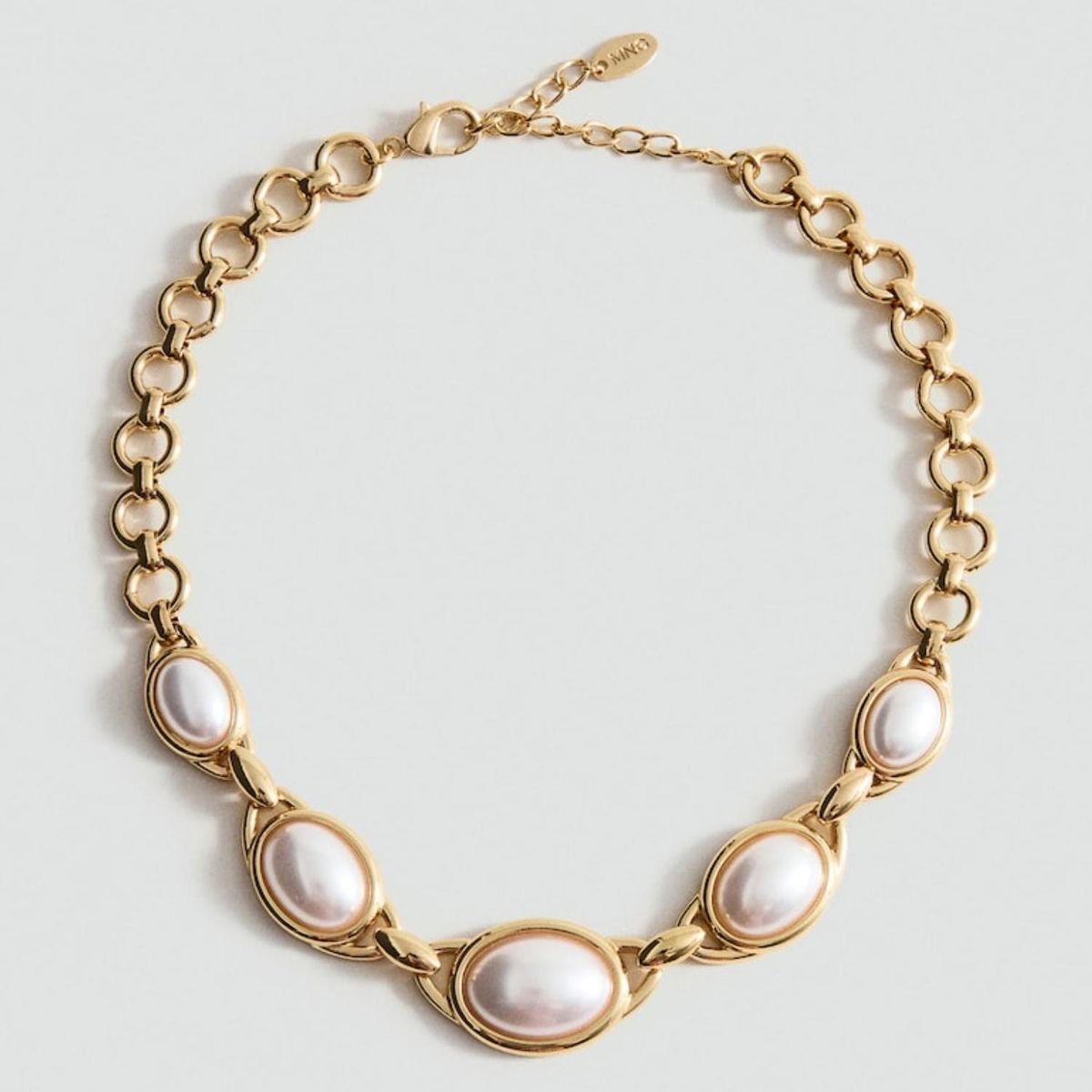 MANGO - Collar Combinado Perlas Mujer Mango