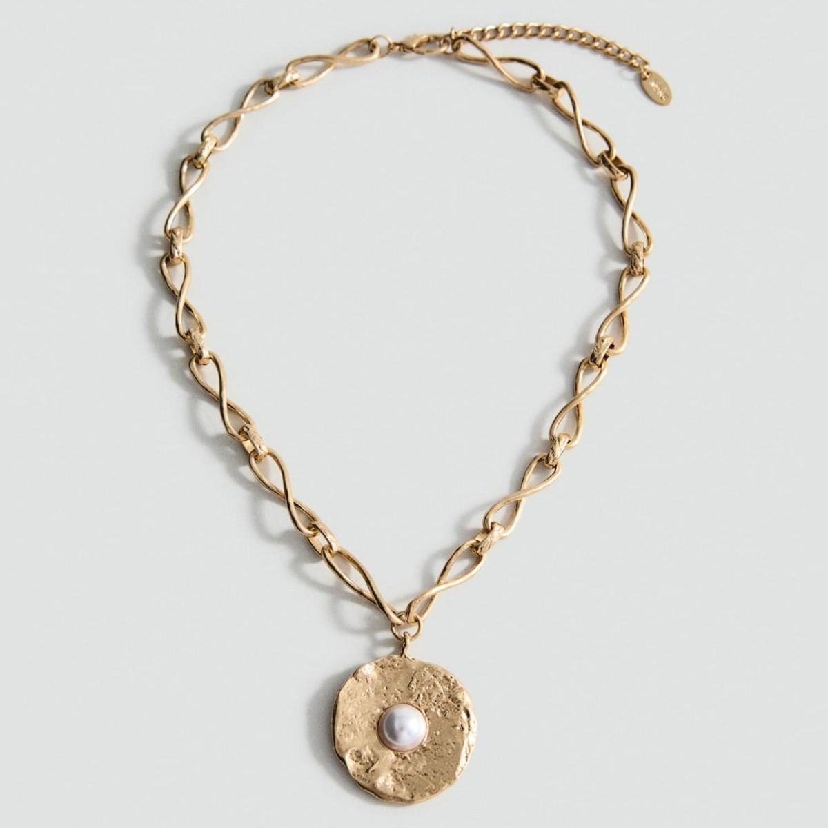 MANGO - Collar Colgante Circular Combinado Mujer Mango