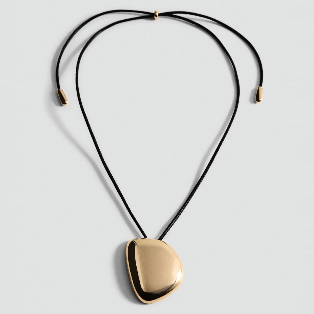 MANGO - Collar Colgante Metálico Mujer Mango