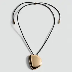 MANGO - Collar Colgante Metálico Mujer