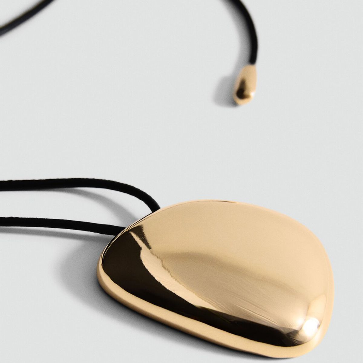 MANGO - Collar Colgante Metálico Mujer Mango