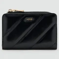 MANGO - Billetera Pequeña Acolchada Mujer