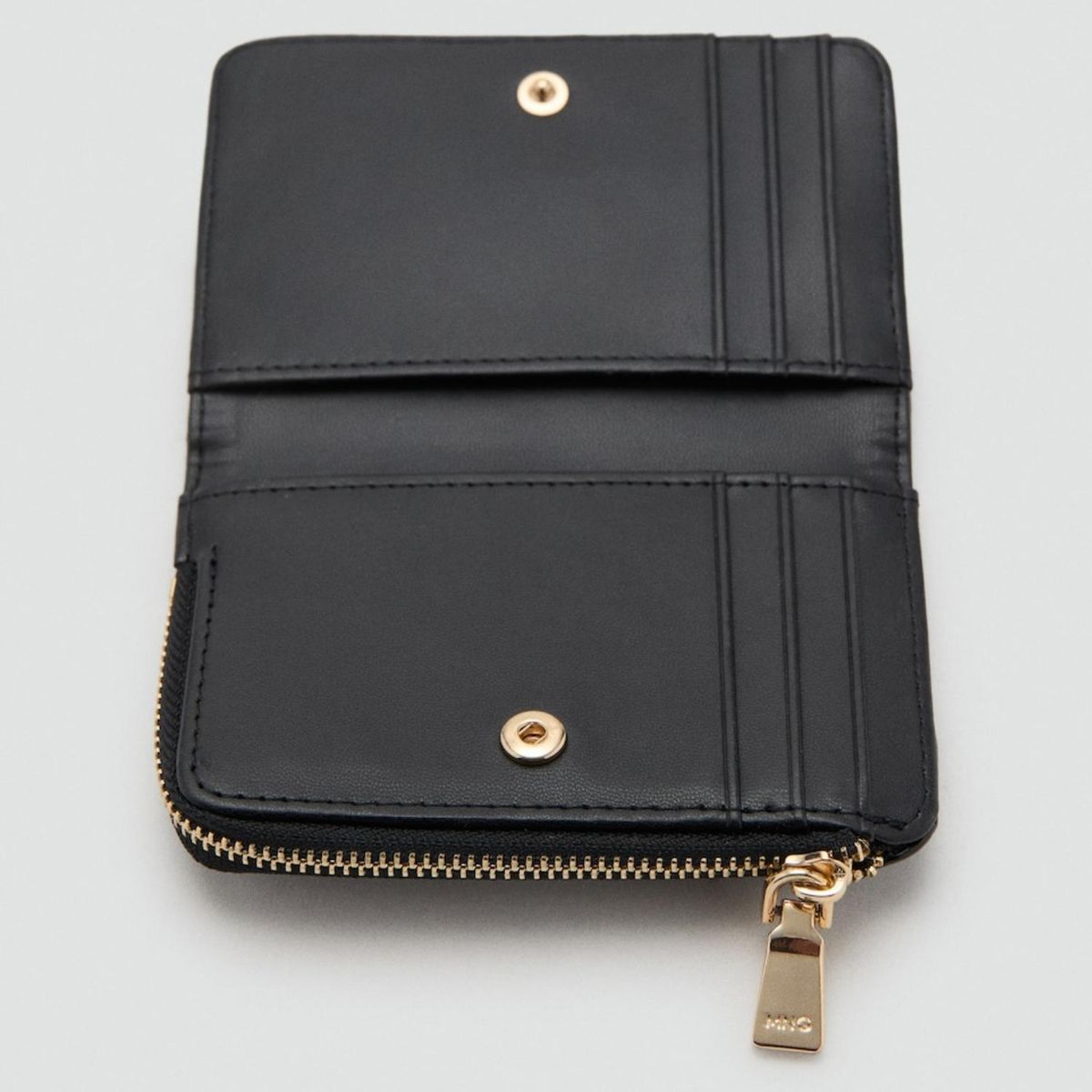 MANGO - Billetera Pequeña Acolchada Mujer Mango