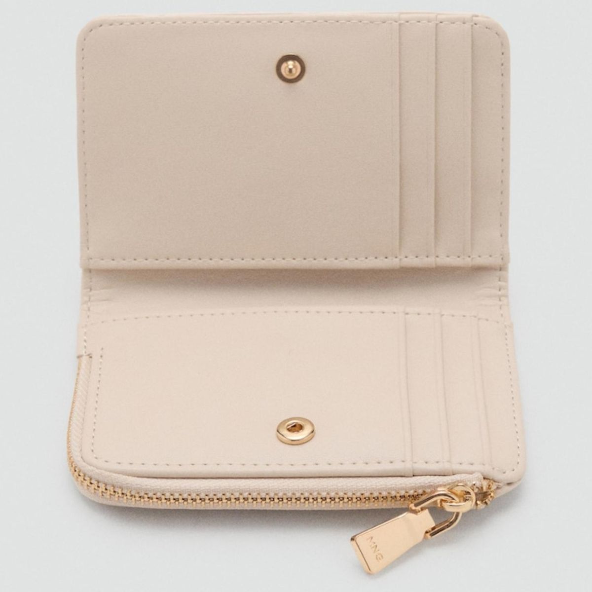 MANGO - Billetera Pequeña Acolchada Mujer Mango