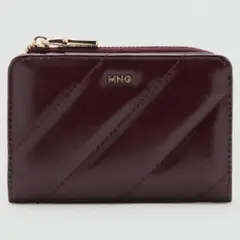 MANGO - Billetera Pequeña Acolchada Mujer