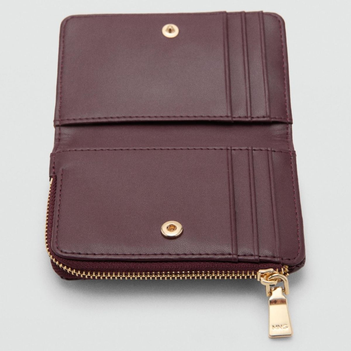 MANGO - Billetera Pequeña Acolchada Mujer Mango