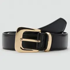 MANGO - Cinturón Hebilla Metálica Mujer