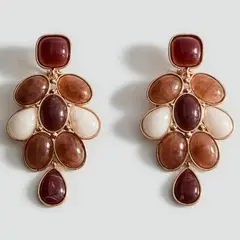 MANGO - Aros Resina Combinados Mujer