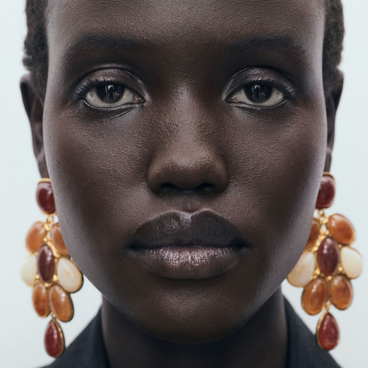 MANGO - Aros Resina Combinados Mujer Mango