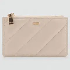 MANGO - Monedero Pequeño Acolchado Mujer