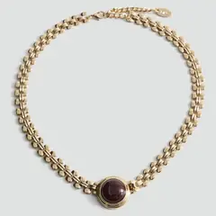 MANGO - Collar Aplique Resina Mujer