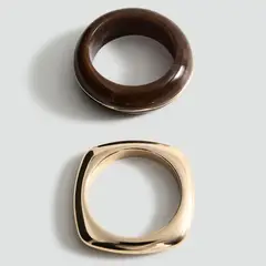 MANGO - Pack 2 Pulseras Rígidas Mujer