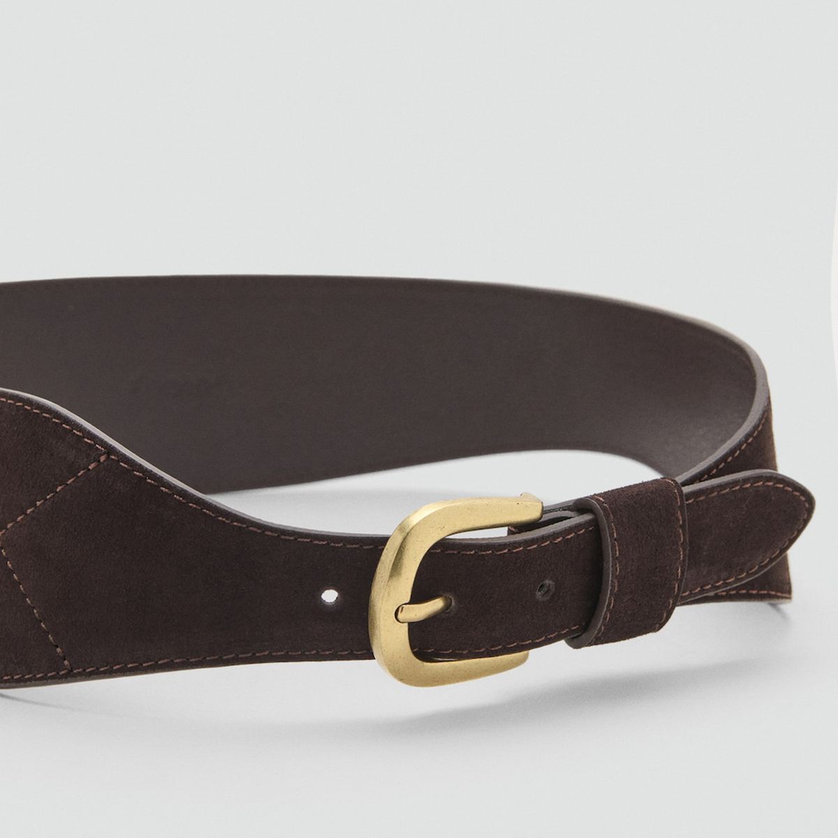 MANGO - Cinturón Fajín Serraje Mujer Mango