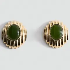 MANGO - Aros Combinados Piedra Resina Mujer