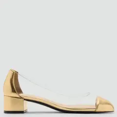 MANGO - Zapato Casual Mujer Dorado