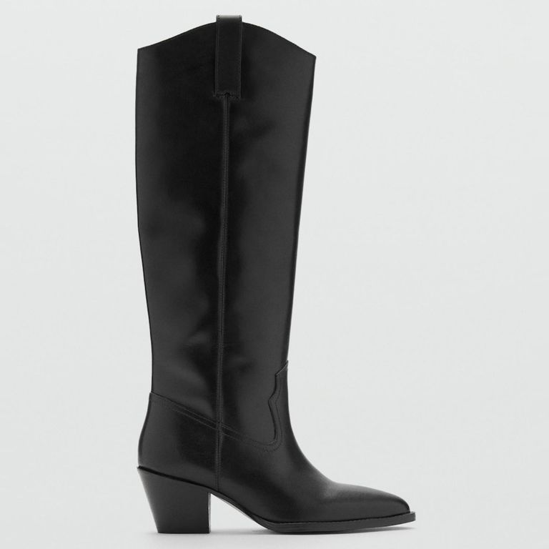 Botas Mujer Cuero Negro