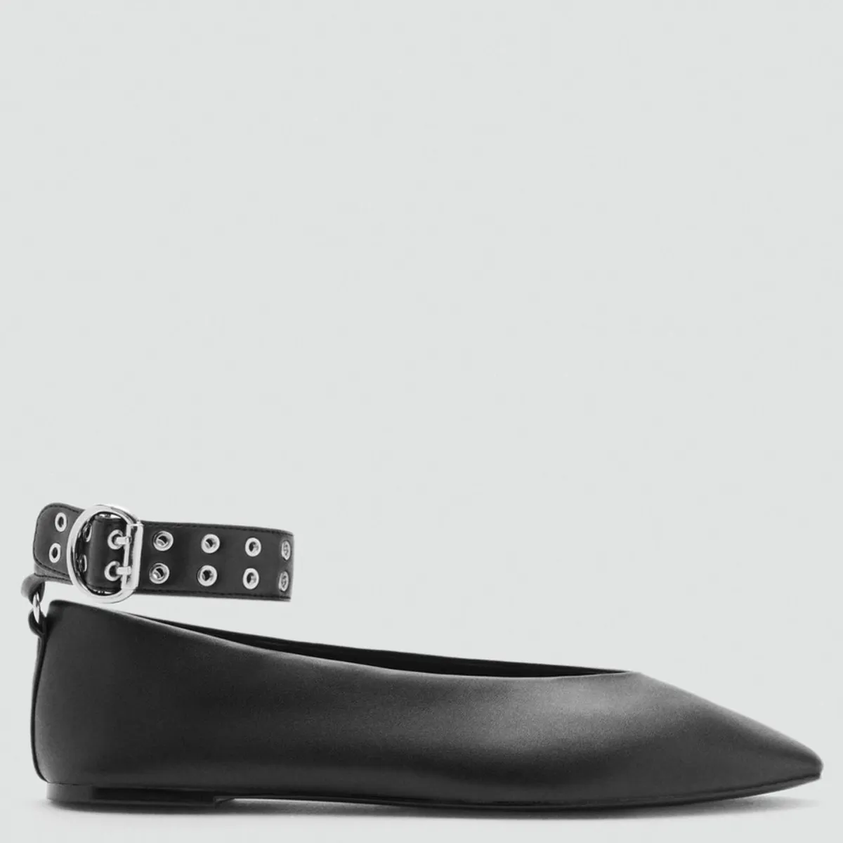 MANGO - Zapato Casual Mujer Negro Mango