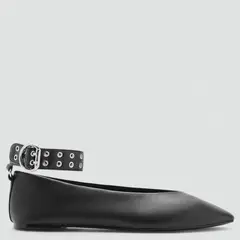MANGO - Zapato Casual Mujer Negro