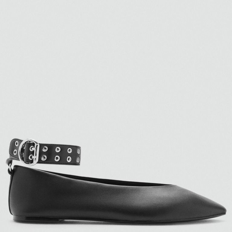 MANGO Zapato Casual Mujer Negro