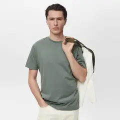 MANGO MAN - Polera Slim Fit 100% Algodón Hombre