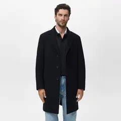 MANGO MAN - Abrigo Largo Lana Hombre